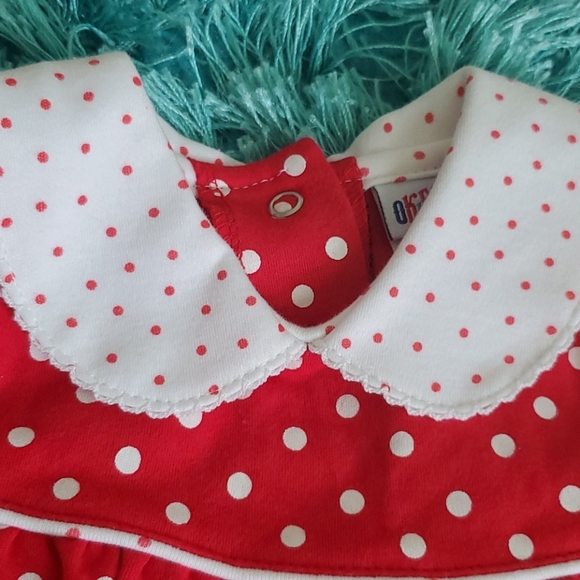 nwt baby girls 12 mos. red/white polka-dot outfit - Picture 4 of 8